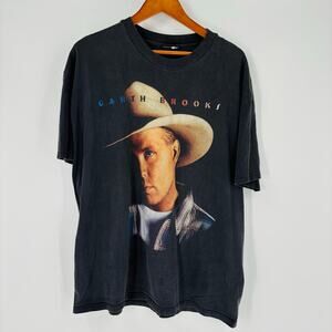 Vintage Garth Brooks Fresh Horses Tour Shirt Size XL Men’s Country Band T 1990’s